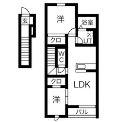 アイメゾンライブの物件間取画像